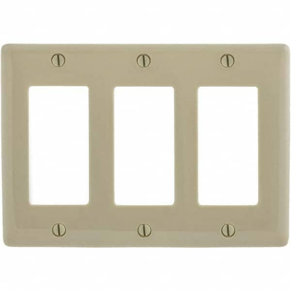 Bryant Electric - Wall Plates Wall Plate Type: Outlet Wall Plates Color: Ivory - Eagle Tool & Supply