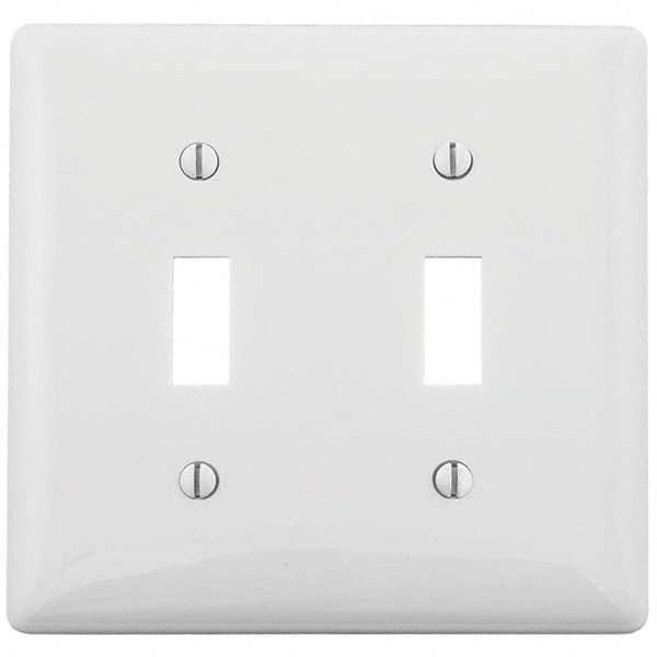 Bryant Electric - Wall Plates Wall Plate Type: Switch Plates Color: White - Eagle Tool & Supply