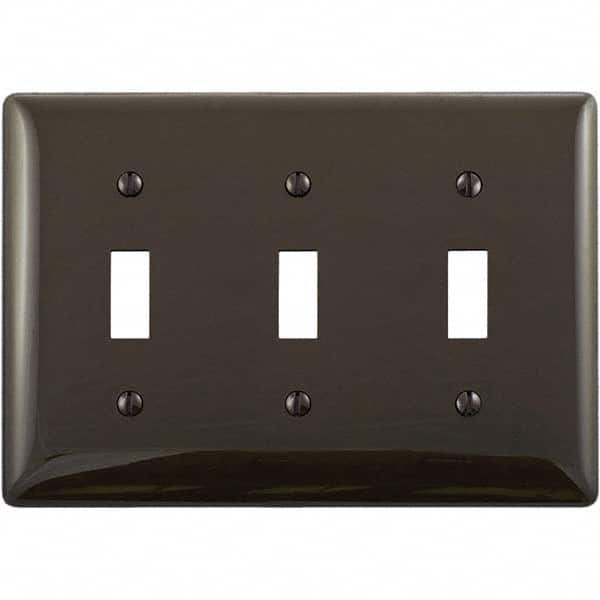 Bryant Electric - Wall Plates Wall Plate Type: Switch Plates Color: Brown - Eagle Tool & Supply