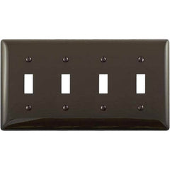 Bryant Electric - Wall Plates Wall Plate Type: Switch Plates Color: Brown - Eagle Tool & Supply