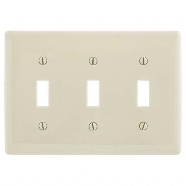 Bryant Electric - Wall Plates Wall Plate Type: Switch Plates Color: Light Almond - Eagle Tool & Supply