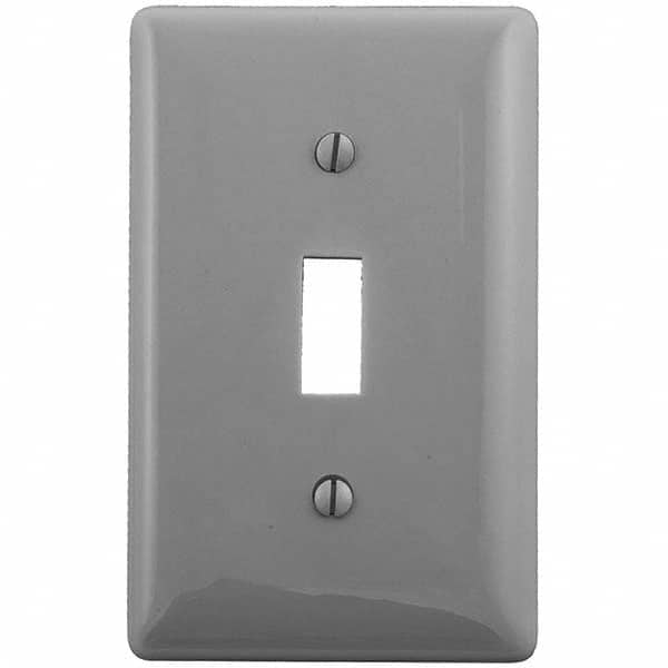 Bryant Electric - Wall Plates Wall Plate Type: Switch Plates Color: Gray - Eagle Tool & Supply