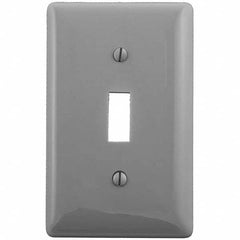 Bryant Electric - Wall Plates Wall Plate Type: Switch Plates Color: Gray - Eagle Tool & Supply