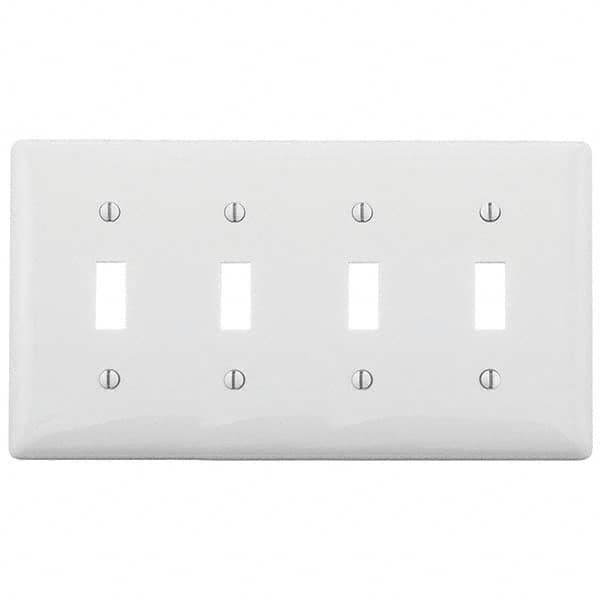 Bryant Electric - Wall Plates Wall Plate Type: Switch Plates Color: White - Eagle Tool & Supply