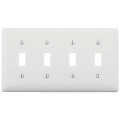 Bryant Electric - Wall Plates Wall Plate Type: Switch Plates Color: White - Eagle Tool & Supply