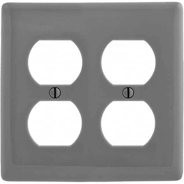 Bryant Electric - Wall Plates Wall Plate Type: Outlet Wall Plates Color: Gray - Eagle Tool & Supply