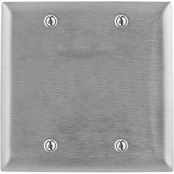 Bryant Electric - Wall Plates Wall Plate Type: Blank Wall Plate Color: Metallic - Eagle Tool & Supply