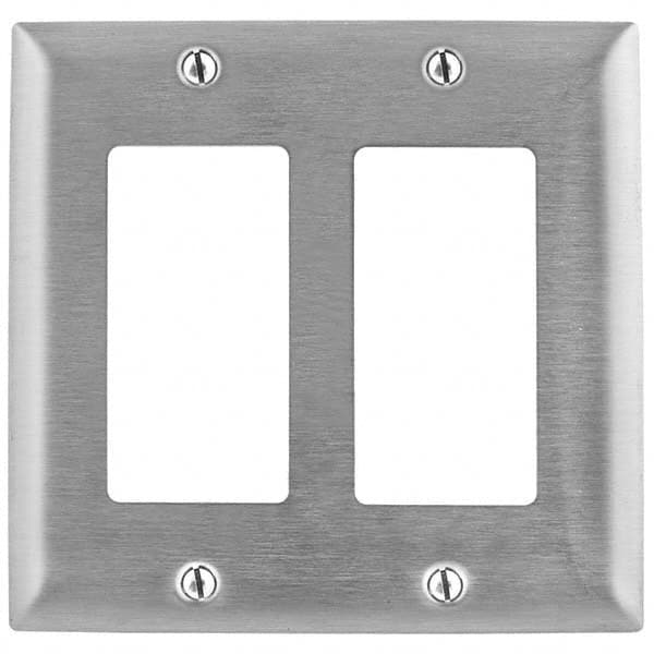 Bryant Electric - Wall Plates Wall Plate Type: Outlet Wall Plates Color: Metallic - Eagle Tool & Supply