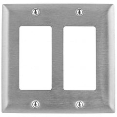 Bryant Electric - Wall Plates Wall Plate Type: Outlet Wall Plates Color: Metallic - Eagle Tool & Supply