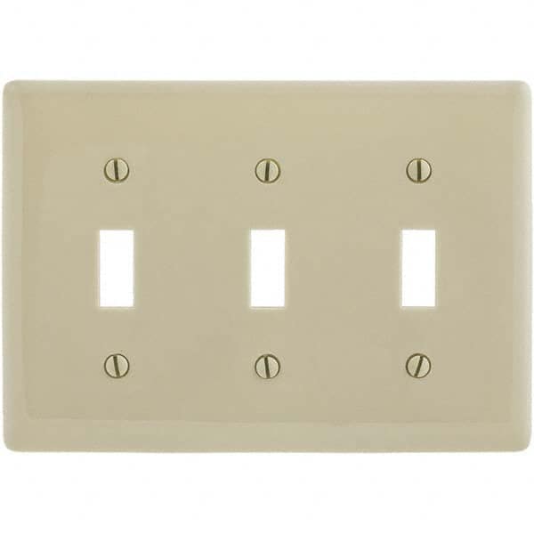 Bryant Electric - Wall Plates Wall Plate Type: Switch Plates Color: Ivory - Eagle Tool & Supply