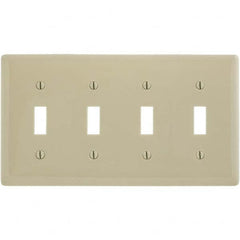 Bryant Electric - Wall Plates Wall Plate Type: Switch Plates Color: Ivory - Eagle Tool & Supply