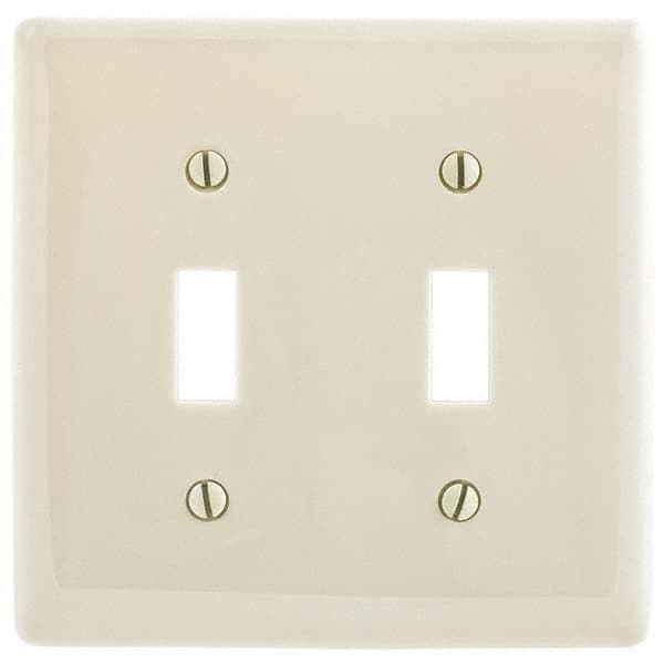 Bryant Electric - Wall Plates Wall Plate Type: Switch Plates Color: Light Almond - Eagle Tool & Supply