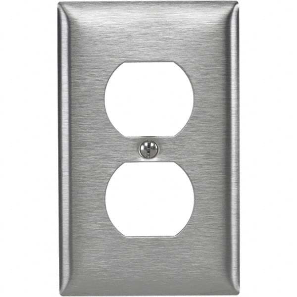 Bryant Electric - Wall Plates Wall Plate Type: Outlet Wall Plates Color: Metallic - Eagle Tool & Supply