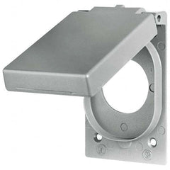 Bryant Electric - Weatherproof Box Covers Cover Shape: Rectangle Number of Holes in Outlet: 1 - Eagle Tool & Supply