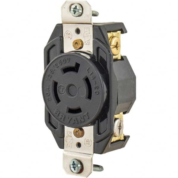 Bryant Electric - Twist Lock Receptacles Receptacle/Part Type: Receptacle Gender: Female - Eagle Tool & Supply