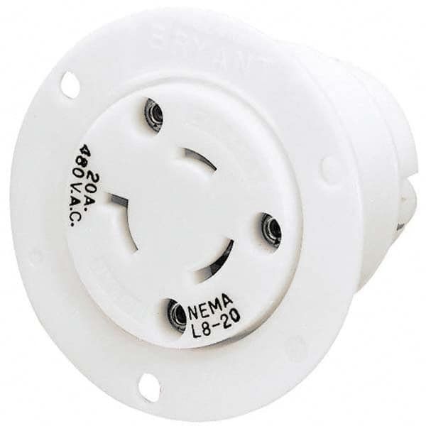 Bryant Electric - Twist Lock Receptacles Receptacle/Part Type: Receptacle Gender: Female - Eagle Tool & Supply