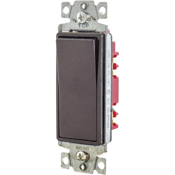 Bryant Electric - Wall & Dimmer Light Switches Switch Type: NonDimmer Switch Operation: Rocker - Eagle Tool & Supply