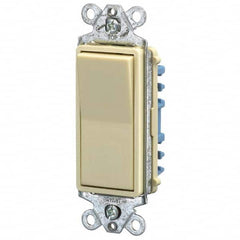 Bryant Electric - Wall & Dimmer Light Switches Switch Type: Three Way Switch Operation: Rocker - Eagle Tool & Supply