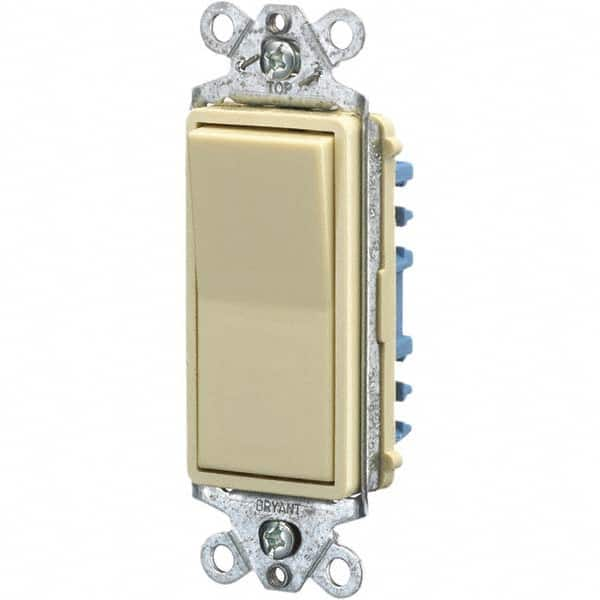 Bryant Electric - Wall & Dimmer Light Switches Switch Type: NonDimmer Switch Operation: Rocker - Eagle Tool & Supply