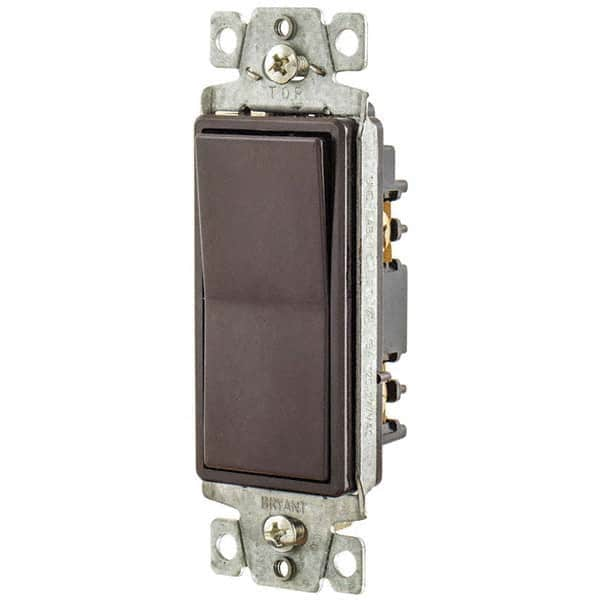 Bryant Electric - Wall & Dimmer Light Switches Switch Type: Three Way Switch Operation: Rocker - Eagle Tool & Supply