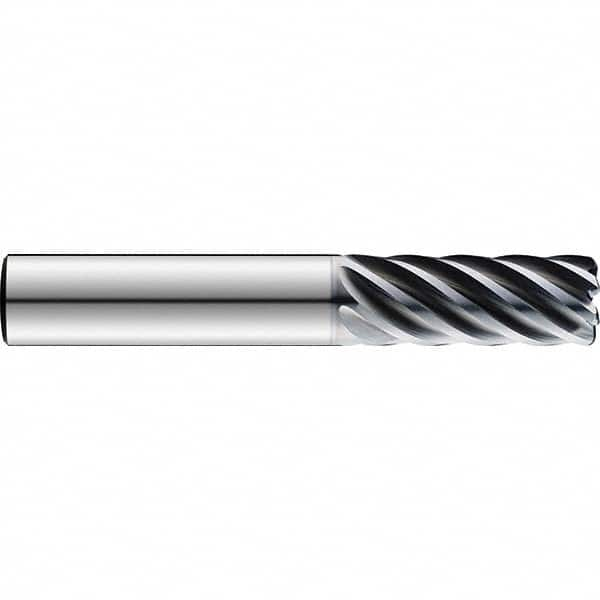 SGS - 12mm, 30mm LOC, 12mm Shank Diam, 83mm, 7 Flute Solid Carbide Square End Mill - Eagle Tool & Supply