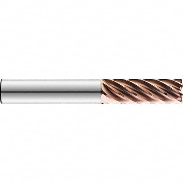 SGS - 12mm, 36mm LOC, 12mm Shank Diam, 83mm, 7 Flute Solid Carbide Square End Mill - Eagle Tool & Supply
