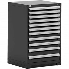 Rousseau Metal - 11 Drawer Black Steel Modular Storage Cabinet - Eagle Tool & Supply