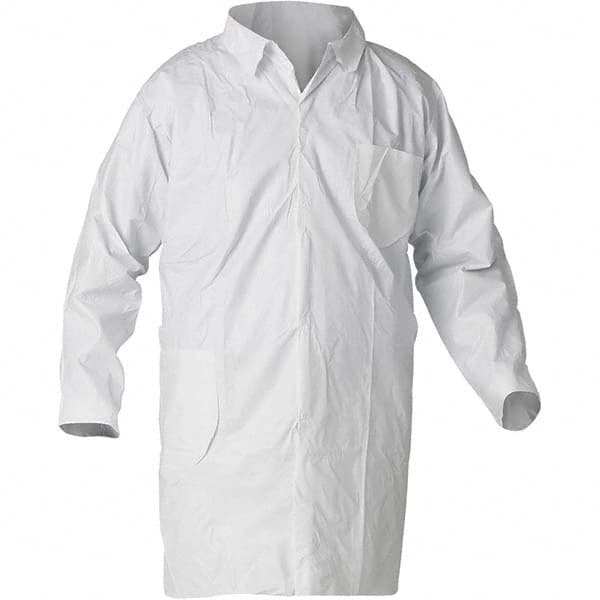 KleenGuard - Pack of (30) Size XL White Lab Coat - Eagle Tool & Supply
