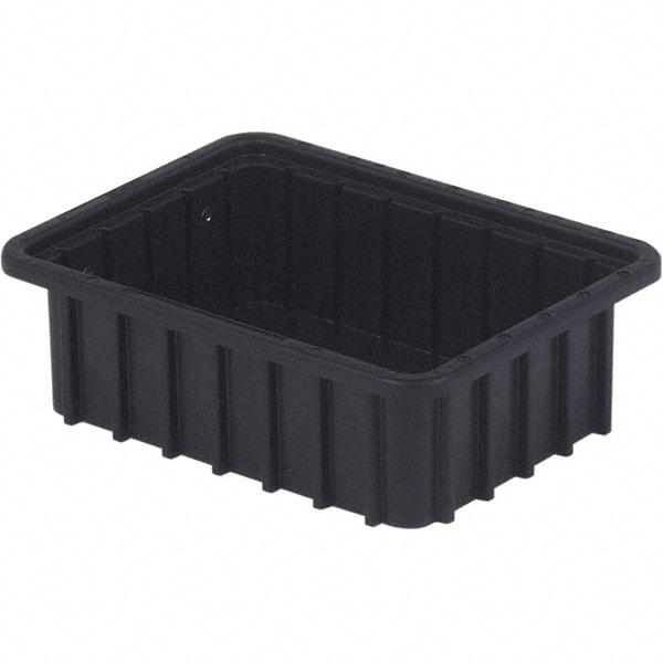 LEWISBins+ - 8-3/8" Wide x 3-1/2" High, Black Bin Divider Box - Use with DV0835 Short, DV1035 Long - Eagle Tool & Supply