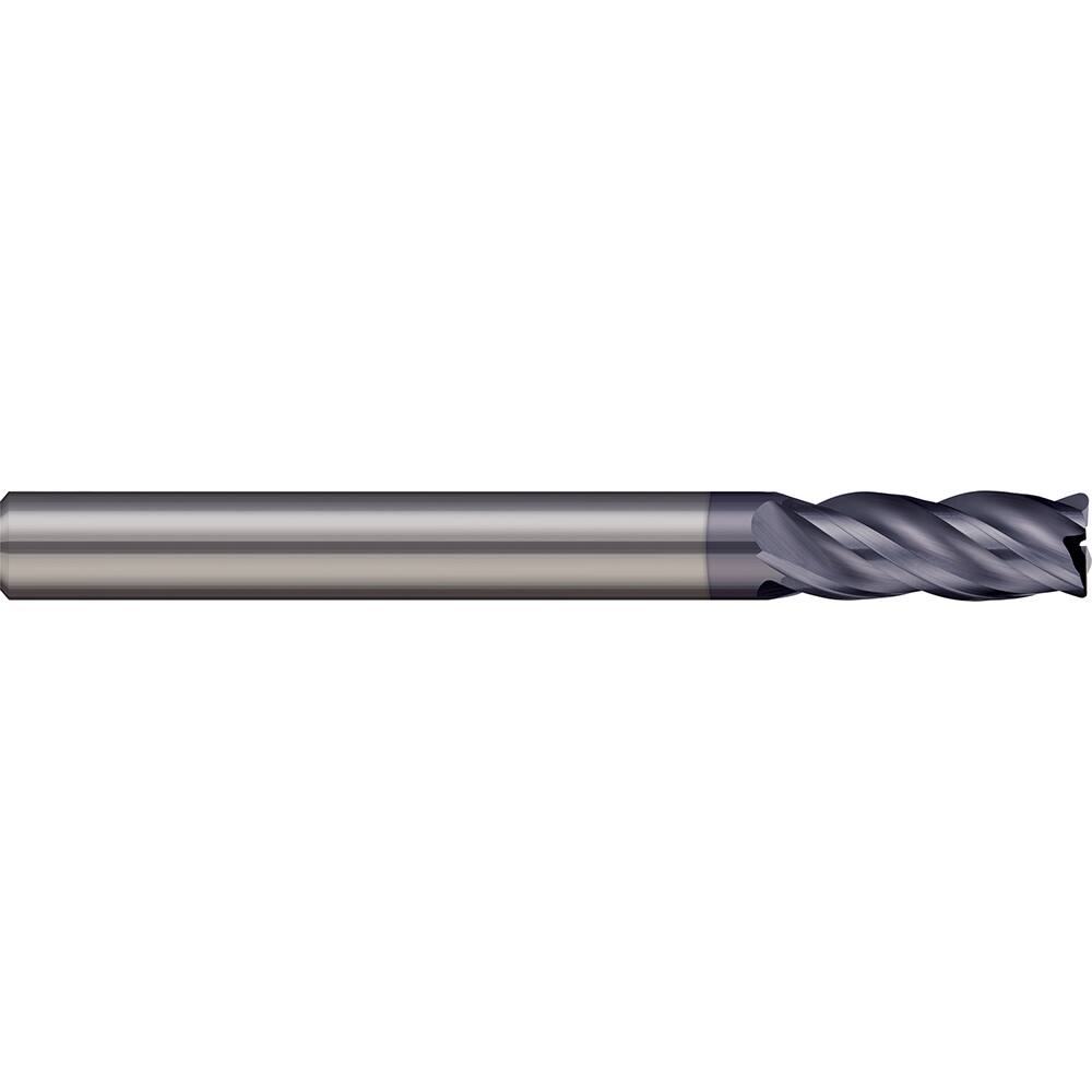 Micro 100 - Corner Radius & Corner Chamfer End Mills; Mill Diameter (mm): 25.00 ; Mill Diameter (Decimal Inch): 0.9843 ; End Type: Corner Radius ; Corner Radius (mm): 0.80 ; Number of Flutes: 4 ; Material: Solid Carbide - Exact Industrial Supply