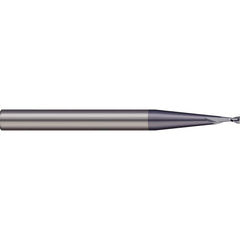 Micro 100 - Square End Mills; Mill Diameter (mm): 0.30 ; Mill Diameter (Decimal Inch): 0.0118 ; Length of Cut (mm): 0.9000 ; Length of Cut (Decimal Inch): 0.0354 ; Material: Solid Carbide ; Finish/Coating: AlTiN