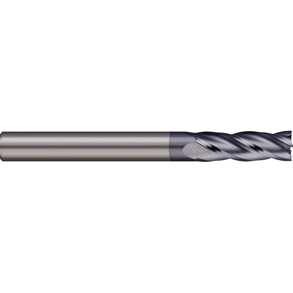 Square End Mill: 0.6299'' Dia, 1.0236'' LOC, 3 Flutes, Solid Carbide Single End, AlTiN Finish, 30 ° Helix, Centercutting, RH Cut, RH Flute