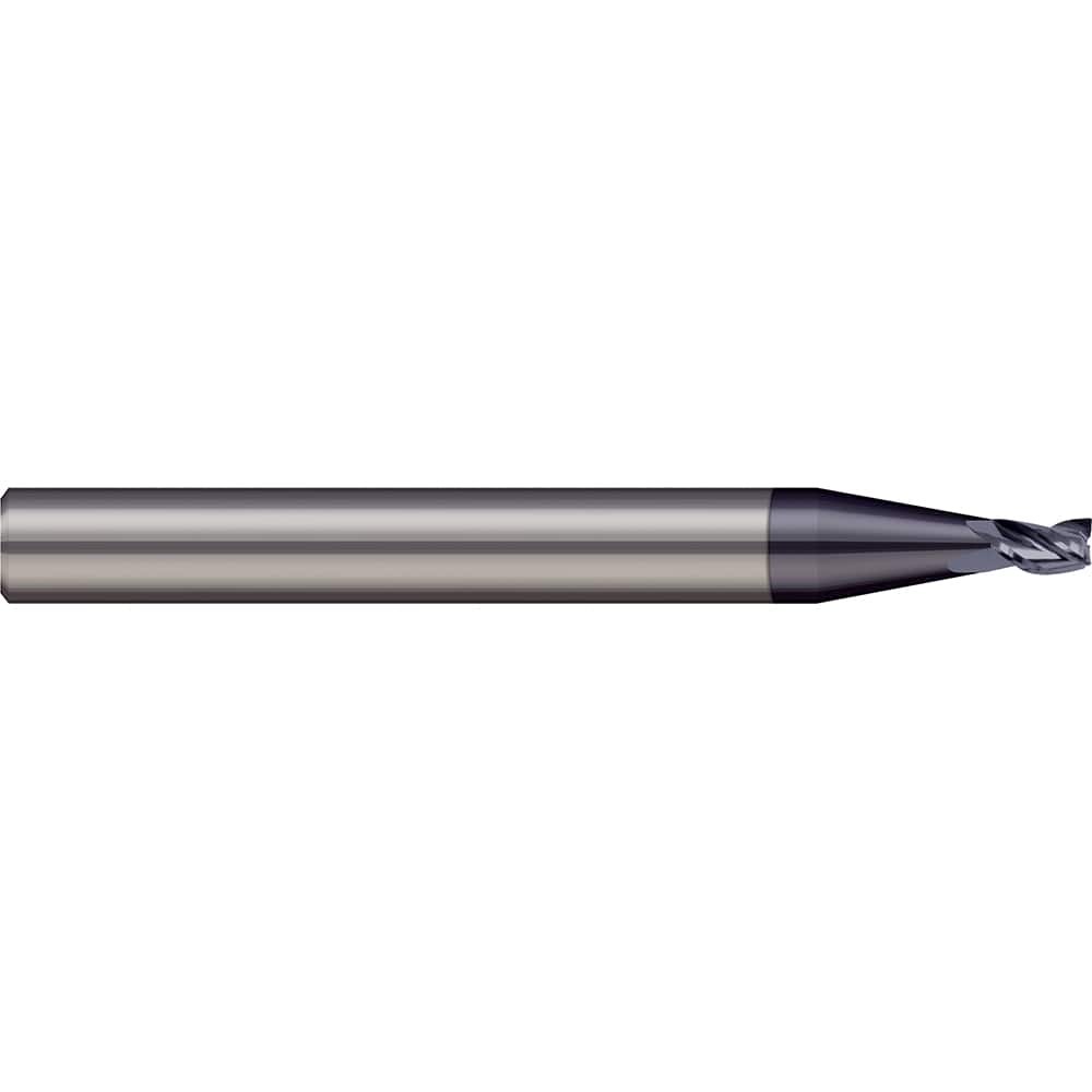 Micro 100 - Square End Mills; Mill Diameter (Decimal Inch): 0.0900 ; Length of Cut (Inch): 1/8 ; Length of Cut (Decimal Inch): 0.1250 ; Material: Solid Carbide ; Finish/Coating: nACRo ; Shank Diameter (Inch): 1/8 - Exact Industrial Supply