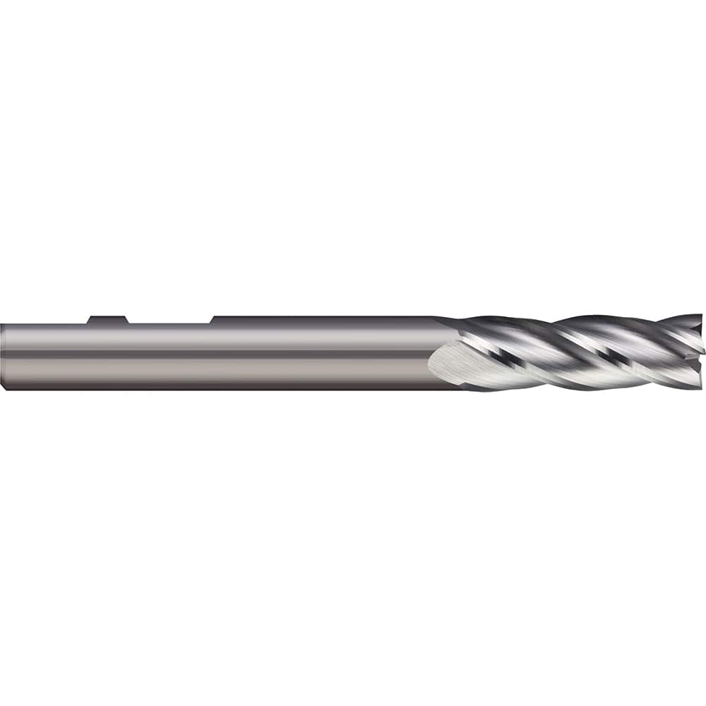 Micro 100 - Square End Mills; Mill Diameter (Inch): 7/16 ; Mill Diameter (Decimal Inch): 0.4375 ; Length of Cut (Inch): 1 ; Length of Cut (Decimal Inch): 1.0000 ; Material: Solid Carbide ; Finish/Coating: Uncoated - Exact Industrial Supply