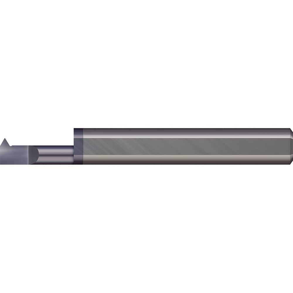 Micro 100 - Single Point Threading Tools; Thread Type: Internal ; Material: Solid Carbide ; Profile Angle: 60 ; Threading Diameter (Decimal Inch): 0.3600 ; Cutting Depth (Decimal Inch): 1.0000 ; Maximum Threads Per Inch: 32 - Exact Industrial Supply