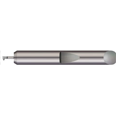 Micro 100 - Single Point Threading Tools; Thread Type: Internal ; Material: Solid Carbide ; Profile Angle: 60 ; Threading Diameter (Decimal Inch): 0.0350 ; Threading Diameter (mm): 0.90 ; Cutting Depth (Decimal Inch): 0.1500 - Exact Industrial Supply