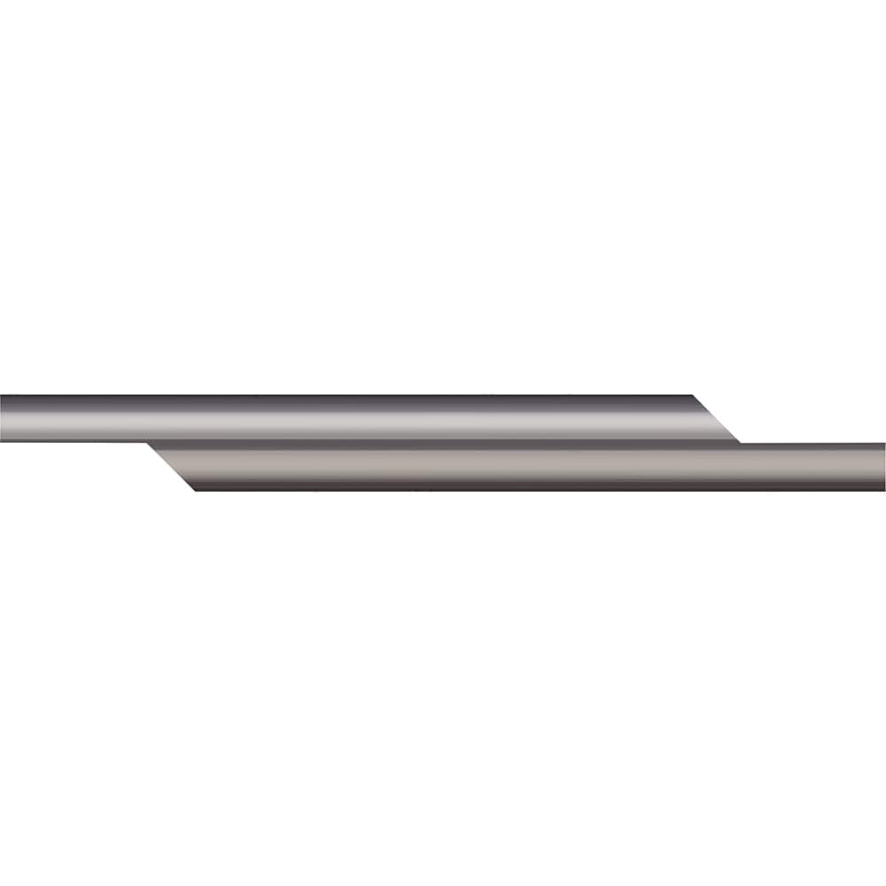 Micro 100 - Tool Bit Blanks; Material: Solid Carbide ; End Shape: Split End ; Width/Diameter (Inch): 3/16 ; Overall Length (Inch): 2 - Exact Industrial Supply