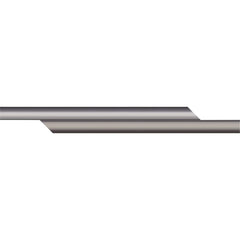 Micro 100 - Tool Bit Blanks; Material: Solid Carbide ; End Shape: Split End ; Width/Diameter (Inch): 3/8 ; Overall Length (Inch): 2-1/2 - Exact Industrial Supply