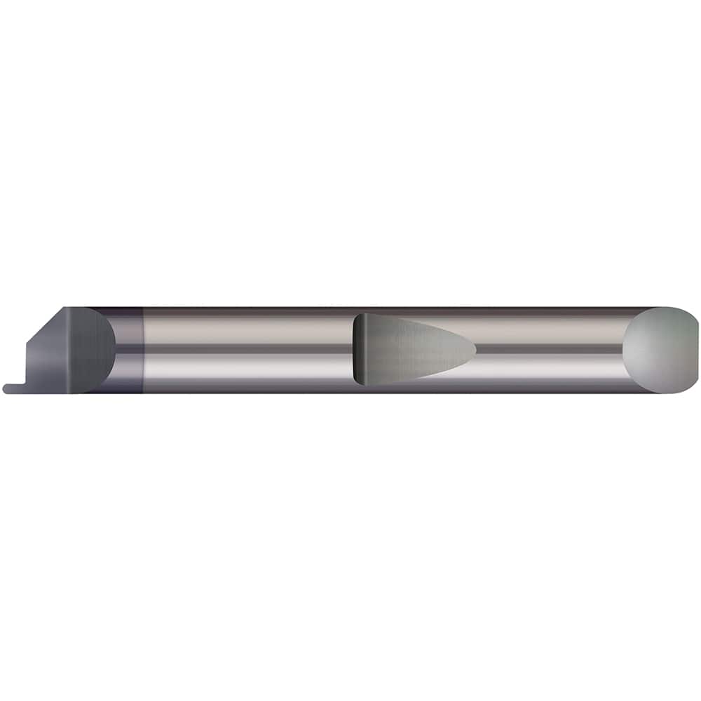 Micro 100 - Grooving Tools; Grooving Tool Type: Face ; Material: Solid Carbide ; Shank Diameter (Decimal Inch): 0.2500 ; Shank Diameter (Inch): 1/4 ; Groove Width (Decimal Inch): 0.0250 ; Projection (Decimal Inch): 0.0500 - Exact Industrial Supply