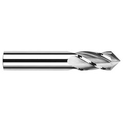 0.1875″ (3/16″) Cutter Diameter × 0.6250″ (5/8″) Length of Cut × 100° included Carbide Drill/End Mill, 4 Flutes - Exact Industrial Supply