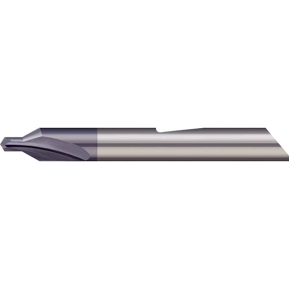 Micro 100 - #1 60° 3/16" Body Diam Solid Carbide Combo Drill & Countersink - Exact Industrial Supply