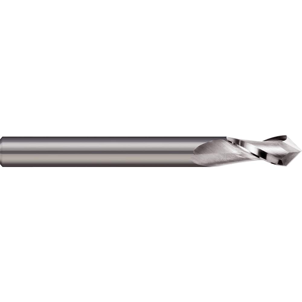 Micro 100 - Drill Mills; Material: Solid Carbide ; Mill Diameter (Inch): 1/2 ; Mill Diameter (Decimal Inch): 0.5000 ; Shank Diameter (Inch): 1/2 ; Shank Diameter (Decimal Inch): 0.5000 ; Length of Cut (Inch): 1 - Exact Industrial Supply