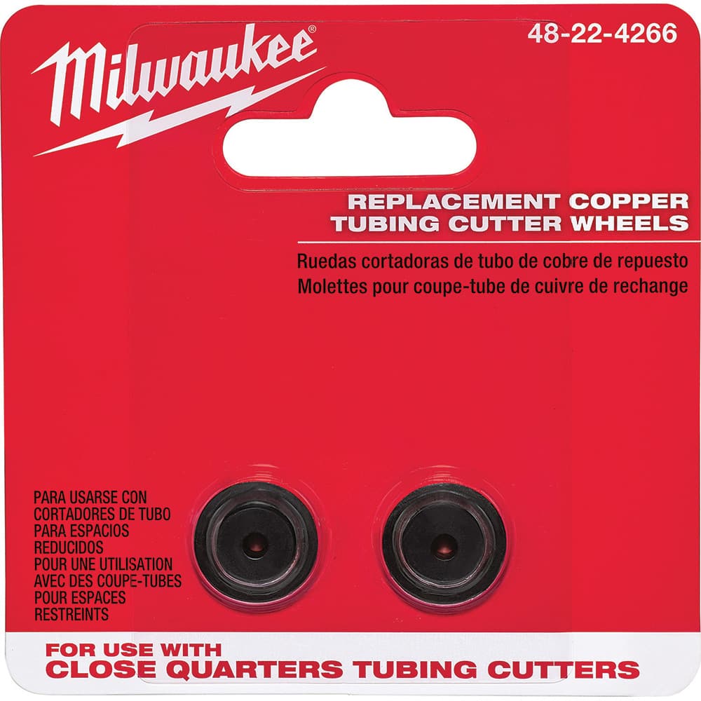 Milwaukee Tool - Cutter Replacement Parts; Type: Cutting Wheel ; Cuts Material Type: Copper ; For Use With: Tubing Cutter ; Cutting Depth: 0.30 (Inch) - Exact Industrial Supply