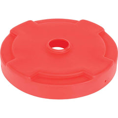 Vestil - Trash Can & Recycling Container Lids; Lid Shape: Round ; Container Shape: Round ; Container Size Compatibility (Gal.): 55 ; Color/Finish: Red ; Color: Red ; For Use With: 55 gal. Steel Drum - Exact Industrial Supply