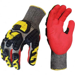 ironCLAD - Size S (7), ANSI Cut Lvl A3, Puncture Lvl 4, Abrasion Lvl 4, Nitrile Coated Cut Resistant Gloves - Eagle Tool & Supply