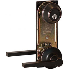 Stanley - Entry Lever Lockset for 1-3/8 to 1-3/4" Thick Doors - Eagle Tool & Supply