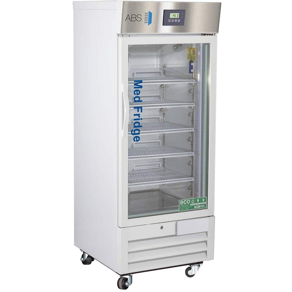 American BioTech Supply - Laboratory Refrigerators and Freezers; Type: Pharmacy/Vaccine Refrigerator ; Volume Capacity: 12 Cu. Ft. ; Minimum Temperature (C): 2.00 ; Maximum Temperature (C): 8.00 ; Width (Inch): 25 ; Depth (Inch): 29-3/4 - Exact Industrial Supply