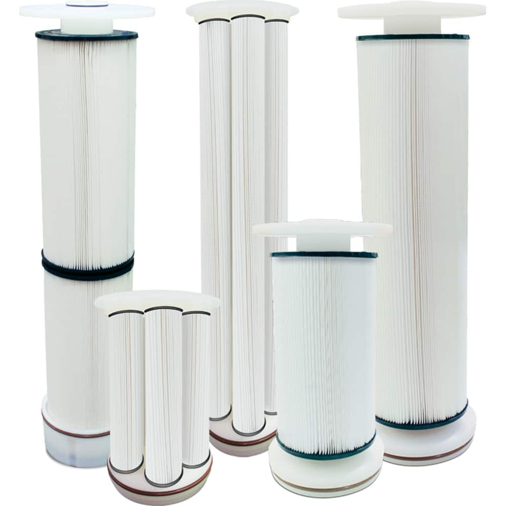 Hayward - Cartridge Filters; Style: Pleated ; Length (Inch): 10 ; Length (Decimal Inch): 10.0000 ; Outside Diameter (Decimal Inch): 2.5000 ; Outside Diameter (Inch): 2-1/2 ; Micron Rating: 1 - Exact Industrial Supply