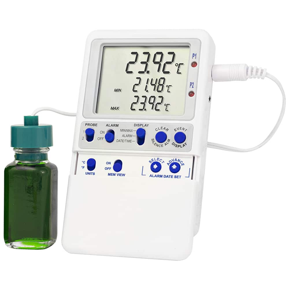 American BioTech Supply - Laboratory Refrigerators and Freezers; Type: Temperature Monitoring Device with USB Transfer ; Volume Capacity: Various ; Minimum Temperature (C): -50.00 ; Maximum Temperature (C): 60.00 ; Width (Inch): 2-3/4 ; Depth (Inch): 3/4 - Exact Industrial Supply