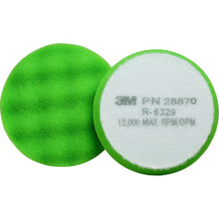 3M - Bonnets & Pads; Overall Diameter (Inch): 3-3/4 ; Product Type: Buffing Pad ; Bonnet/Pad Material: Foam ; Maximum RPM: 12000.000 - Exact Industrial Supply